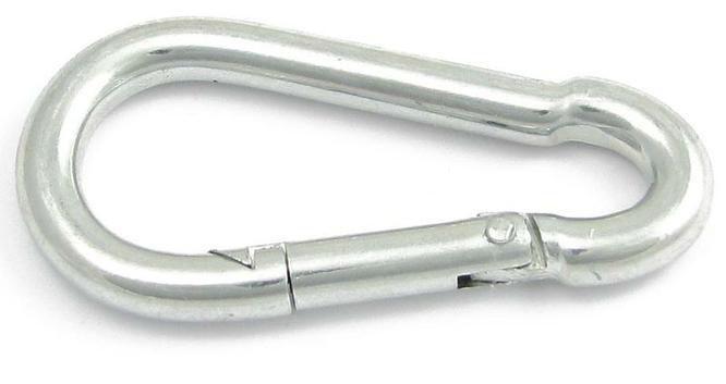 Carabiniera inox 9 cm