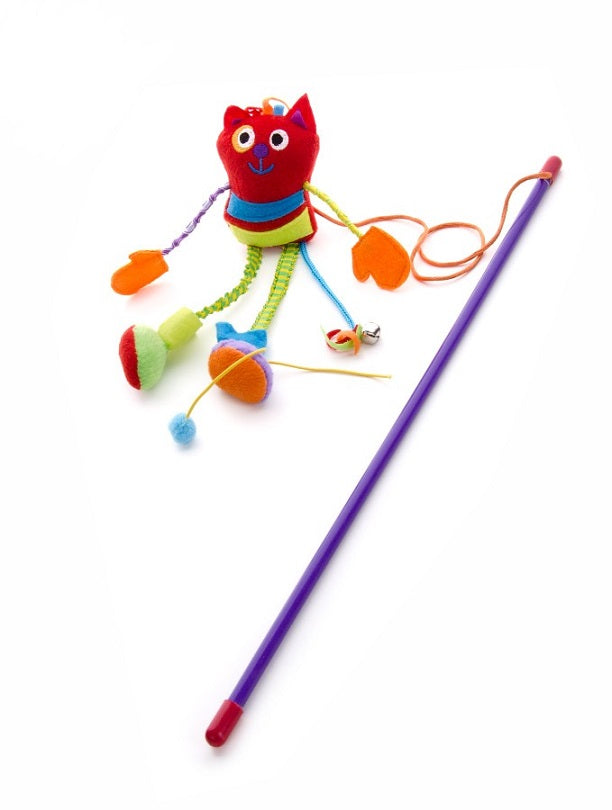 Jucarie Pentru Pisici -Undita Pisicuta Din Plus 40 Cm