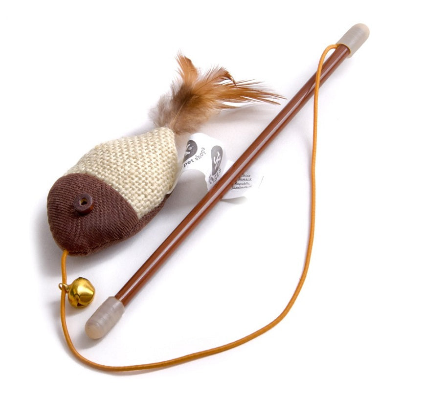 Jucarie Pt Pisici-Peste Cu Iarba Pisicii-18 Cm